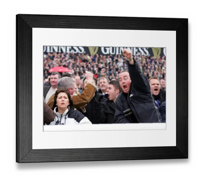 Framed Print : Cheltenham Race Goes Celebrate Framed Print : Cheltenham Race Goes Celebrate