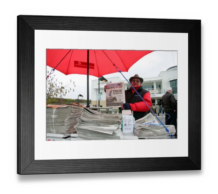 Framed Print : Newstand Outside The Centaur