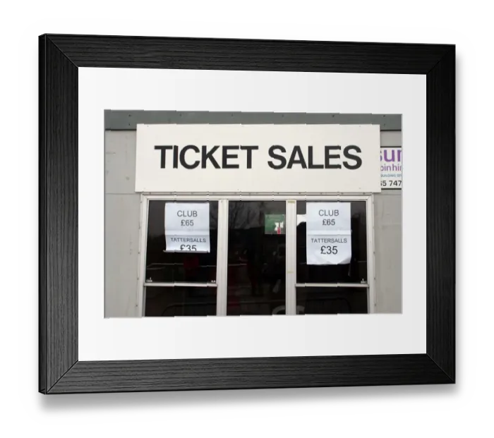 Framed Print : Ticket Sales Framed Print : Ticket Sales