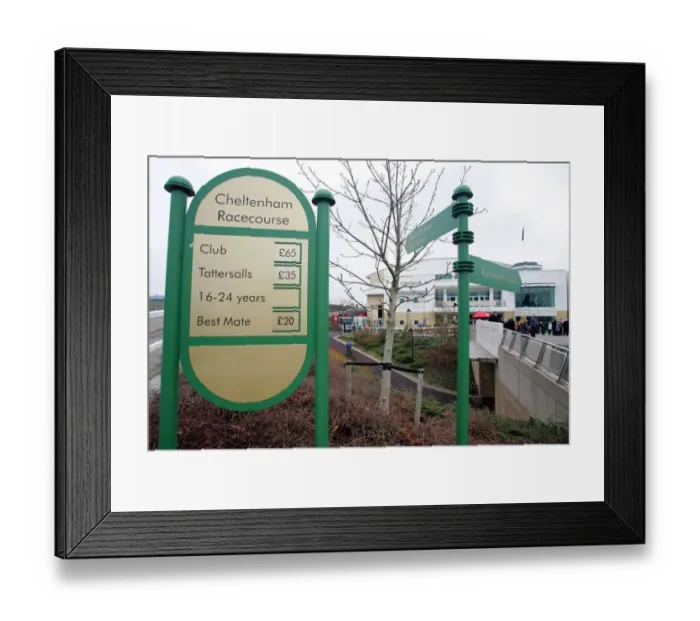 Framed Print : Signposts Outside The Centaur