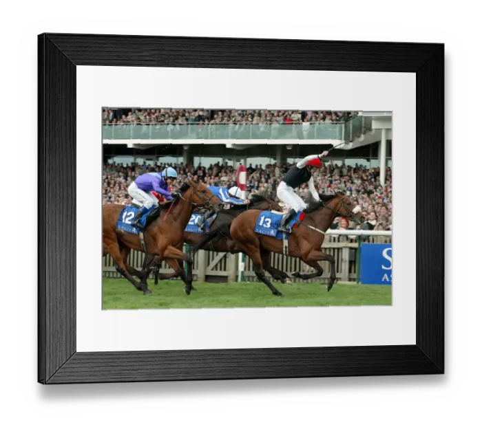 Framed Print : Refuse To Bend Wins Sagitta 2000 Guineas Ridden By P. J Smull