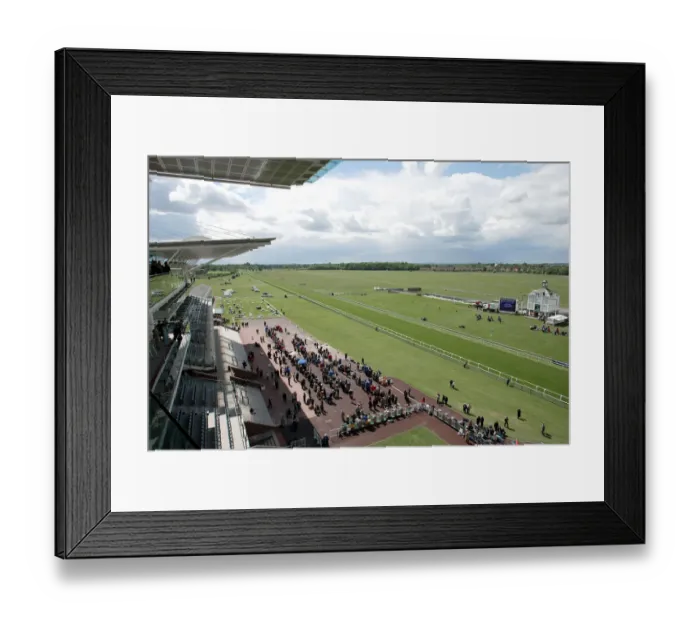 Framed Print : View From Ebor Stand Of York Racecourse Framed Print : View From Ebor Stand Of York Racecourse