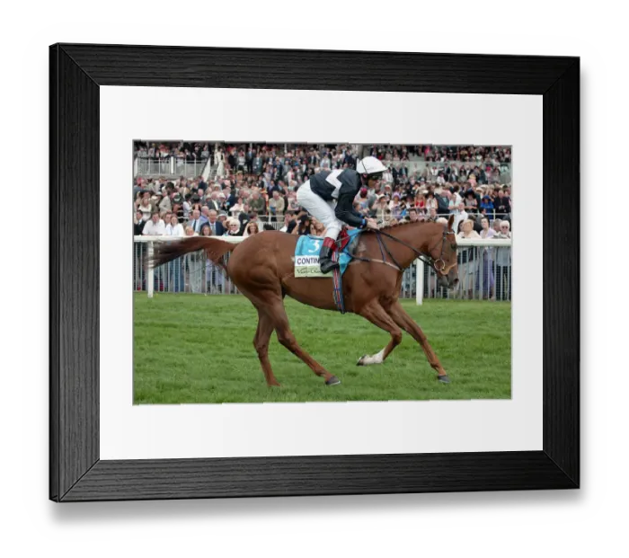 Framed Print : Continent Ridden By L.Dettori York Races York Racecorse, York, England 21 August 2003 Date Framed Print : Continent Ridden By L.Dettori York Races York Racecorse, York, England 21 August 2003 Date