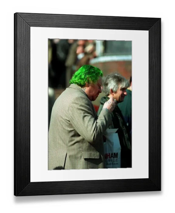 Framed Print : Irish Race Goer At Cheltenham Framed Print : Irish Race Goer At Cheltenham