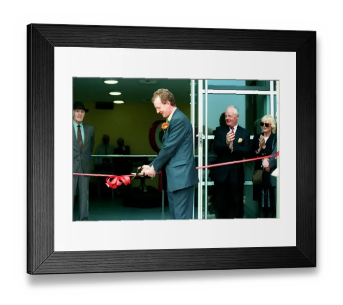 Framed Print : Steve Huison Opens Beverleys