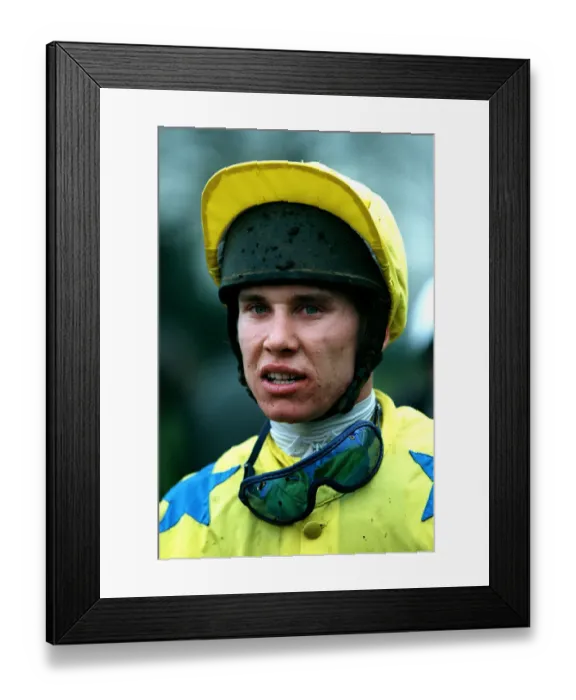 Framed Print : R Johnson Jockey 29 January 1999 Date: 29 January 1999