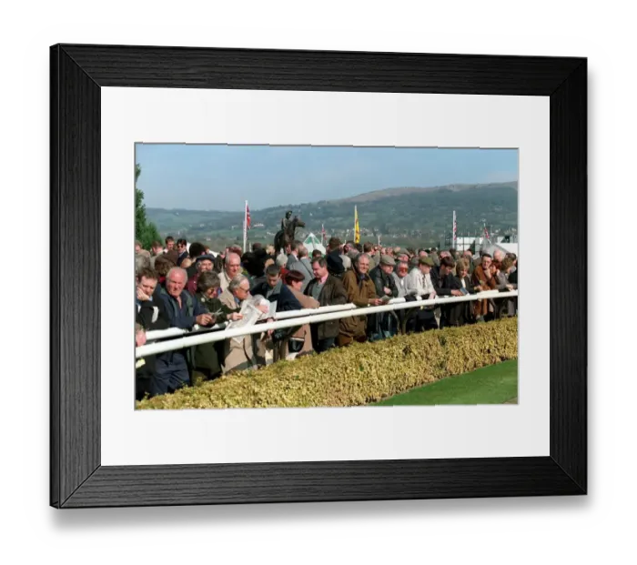 Framed Print : Race Goers At Cheltenham Framed Print : Race Goers At Cheltenham