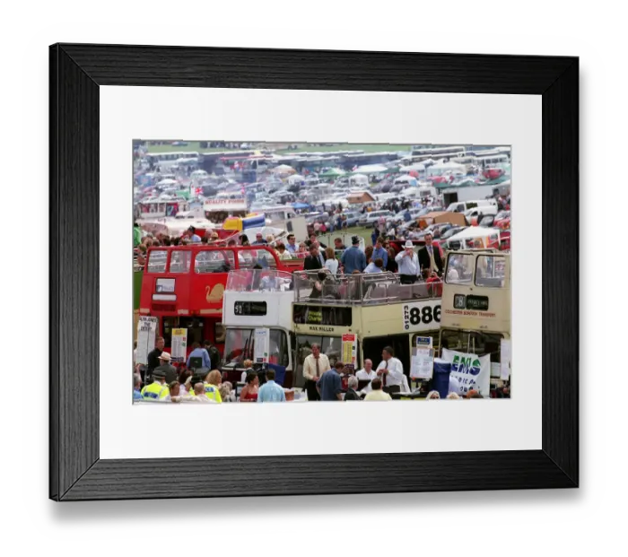 Framed Print : Double Decker Buses At Derby Framed Print : Double Decker Buses At Derby