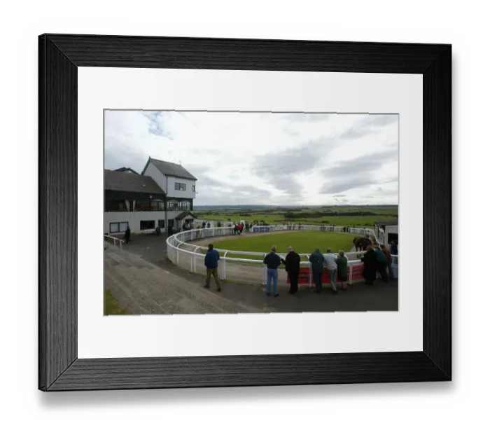 Framed Print : Hexham Racecourse