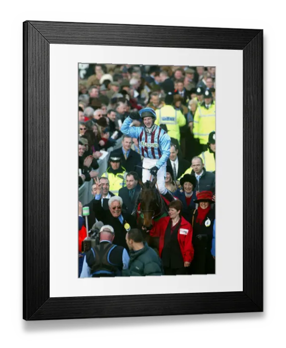 Framed Print : James Culloty & Best Mate
