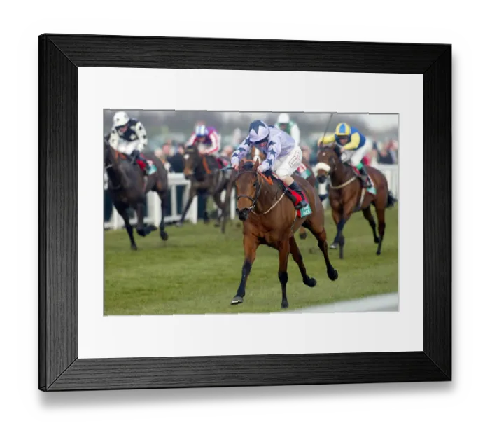 Framed Print : Aldora Ridden By Martin Dwyer Doncaster Lincoln Meeting 2003 Doncaster Racecourse