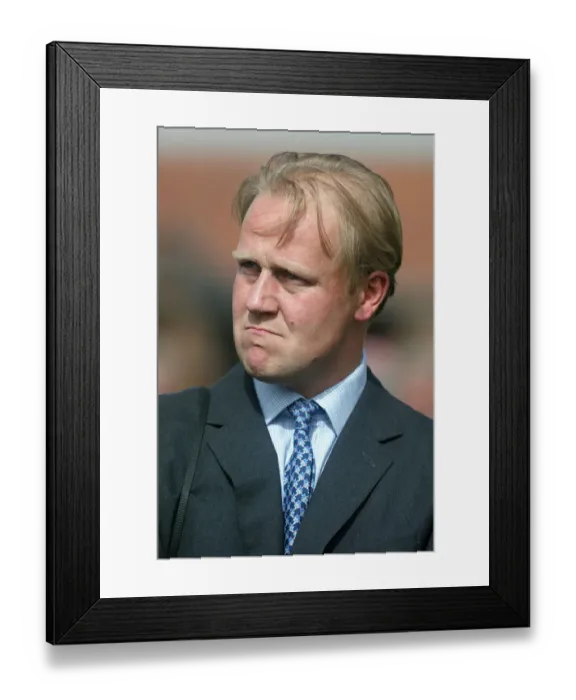 Framed Print : Ed Dunlop Race Horse Trainer Newmarket Craven Meeting 2003 Newmarket Framed Print : Ed Dunlop Race Horse Trainer Newmarket Craven Meeting 2003 Newmarket