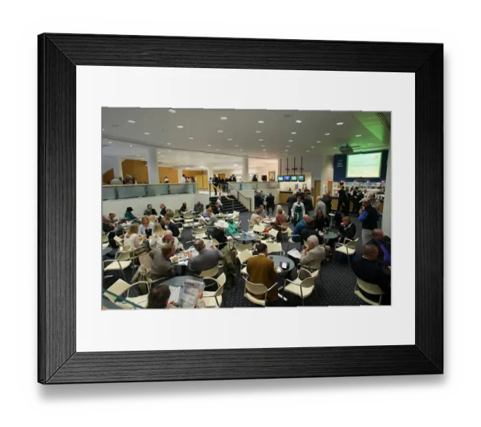 Framed Print : Ebor Stand York Racecourse