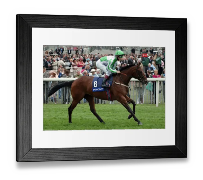 Framed Print : Valjarv Ridden By I.Mongan York Races York Racecorse, York, England 21 August 2003 Date Framed Print : Valjarv Ridden By I.Mongan York Races York Racecorse, York, England 21 August 2003 Date