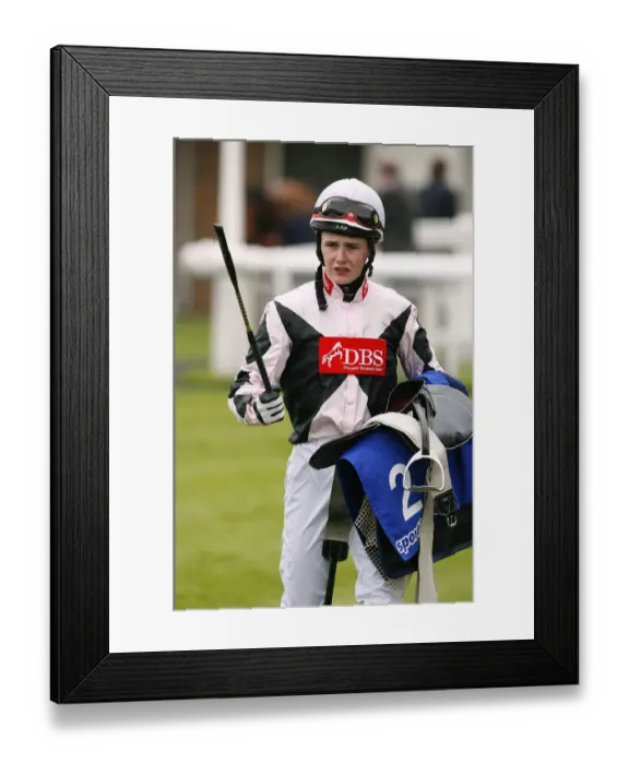 Framed Print : John Fahy Jockey Dante Festival, York Racecourse York Racecourse