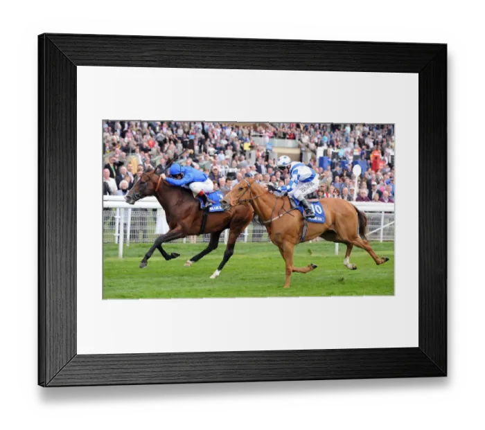 Framed Print : Delegator Wins Ahead Of Regal Parade Ridden By Frankie Detto Framed Print : Delegator Wins Ahead Of Regal Parade Ridden By Frankie Detto