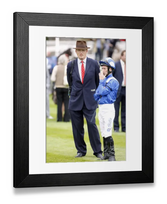 Framed Print : John Gosden & Richard Hills