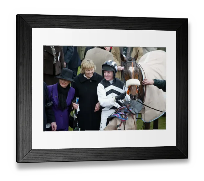 Framed Print : Jessica Harrington, Barry Geraghty & Moscow Flyer Jessic Framed Print : Jessica Harrington, Barry Geraghty & Moscow Flyer Jessic