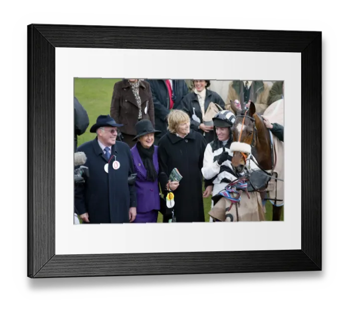 Framed Print : Brian Kearney, Jessica Harrington, Barry Geraghty & Mosc