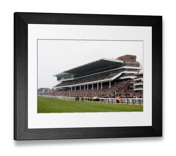 Framed Print : Main Granstand