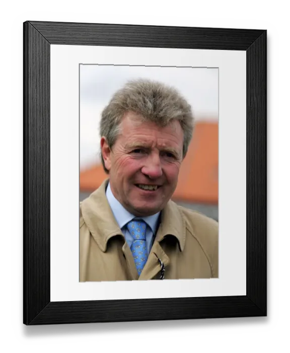 Framed Print : Trainer Brian Smart Of Misu Bond Framed Print : Trainer Brian Smart Of Misu Bond