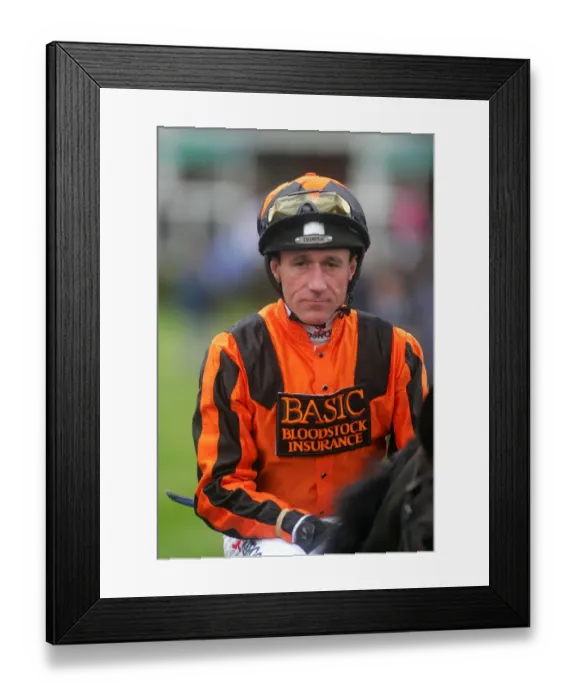 Framed Print : John Egan Jockey Craven Meeting, Newmarket Rowley Mile Course