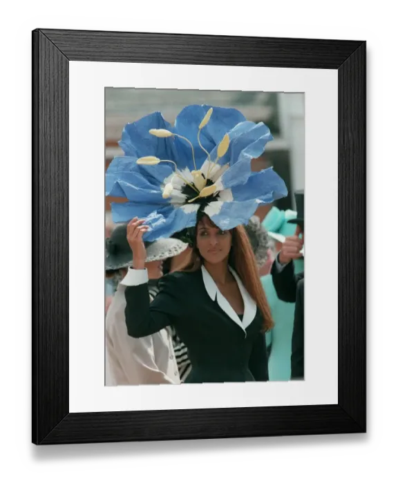Framed Print : Large Hat Royal Ascot Framed Print : Large Hat Royal Ascot