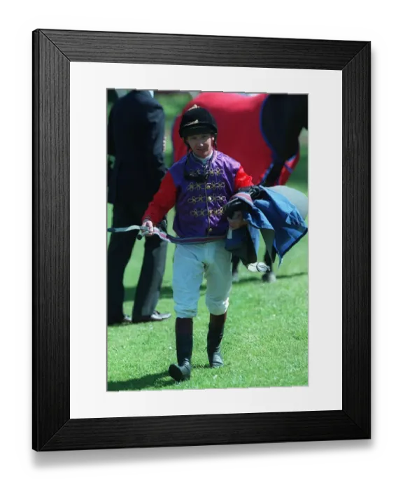 Framed Print : Tony Mcglone In Queens Colours Framed Print : Tony Mcglone In Queens Colours