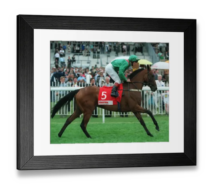 Framed Print : Ebadiyla Ridden By J.Murtagh 30 July 1997 Date: 30 July 1997