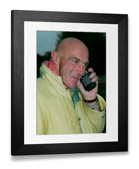 Framed Print : Rod Simpson On Mobile Framed Print : Rod Simpson On Mobile