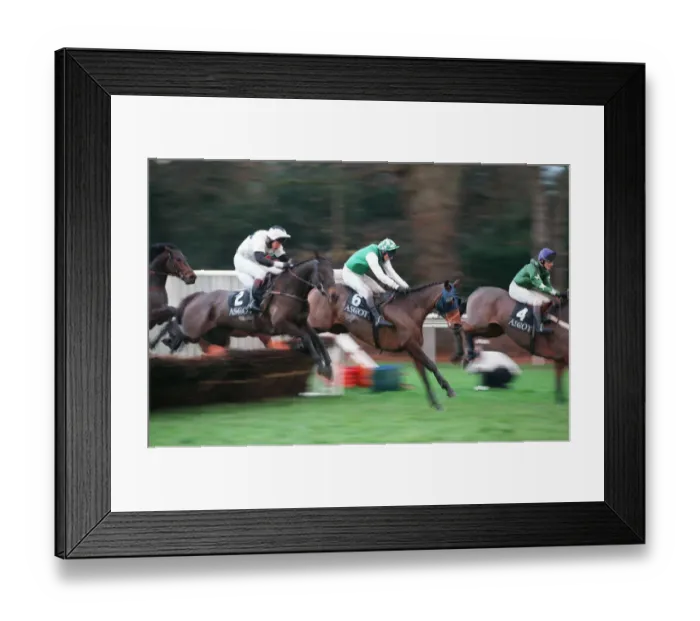 Framed Print : Ascot Blur