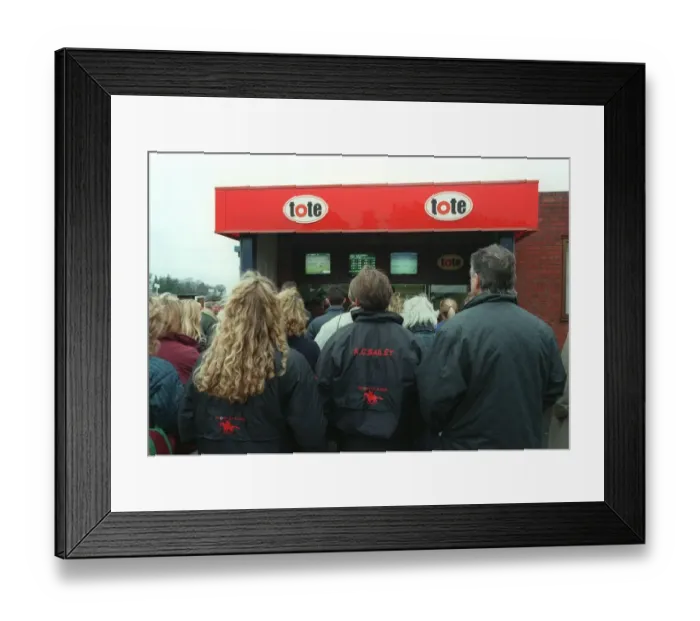 Framed Print : Stable Staff At Races Framed Print : Stable Staff At Races