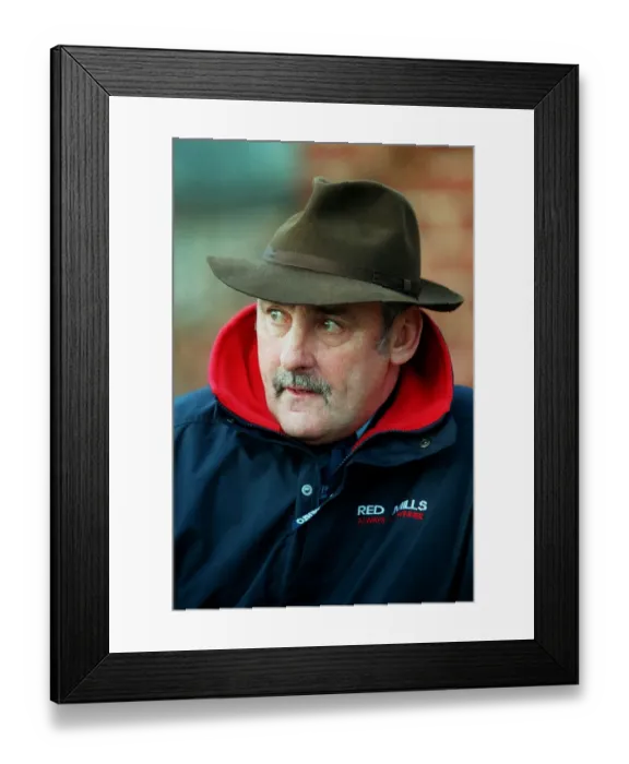 Framed Print : Les Eyre Race Horse Trainer 08 January 1998 Date: 08 January 1998 Framed Print : Les Eyre Race Horse Trainer 08 January 1998 Date: 08 January 1998