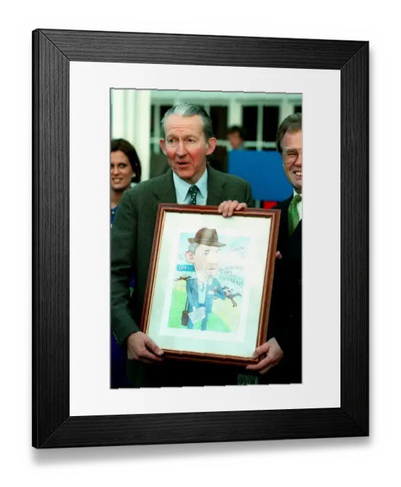 Framed Print : Julian Wilson With Cartoon Framed Print : Julian Wilson With Cartoon