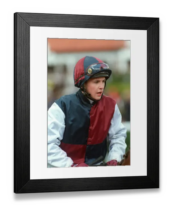 Framed Print : J. Mackay. J.Mackay Jockey Newmarket Guineas Festival Newmarket Framed Print : J. Mackay. J.Mackay Jockey Newmarket Guineas Festival Newmarket