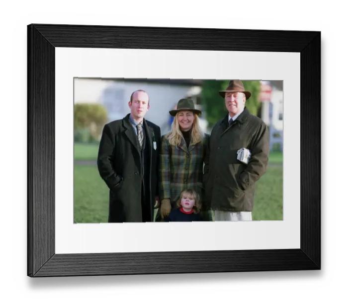 Framed Print : Norman Mason & Family Framed Print : Norman Mason & Family