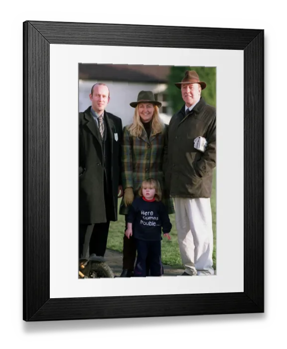 Framed Print : Norman Mason & Family