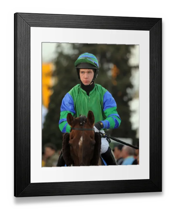 Framed Print : Mrs Magee Jockey The Open Meeting, Cheltenham Racecourse Cheltenham Racecourse