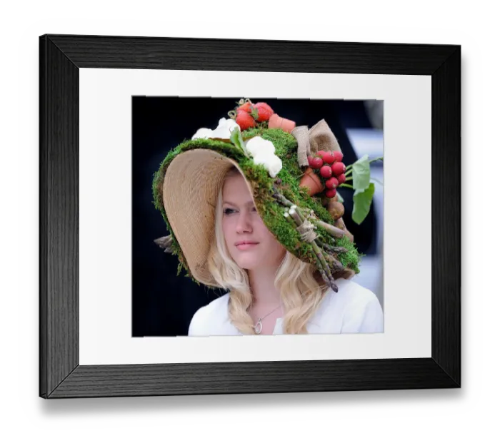 Framed Print : Lady With Hat Framed Print : Lady With Hat
