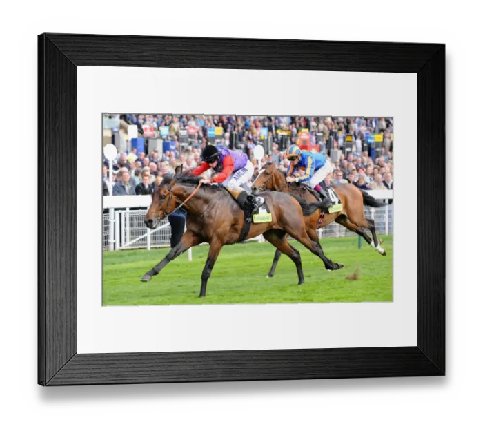 Framed Print : Carlton House Ridden By Ryan Moore Wins Ahead Of Seville Rid Framed Print : Carlton House Ridden By Ryan Moore Wins Ahead Of Seville Rid