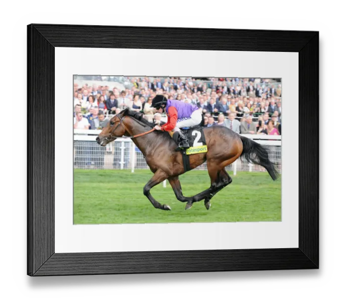 Framed Print : Carlton House Ridden By Ryan Moore Wins Ahead Of Seville Rid