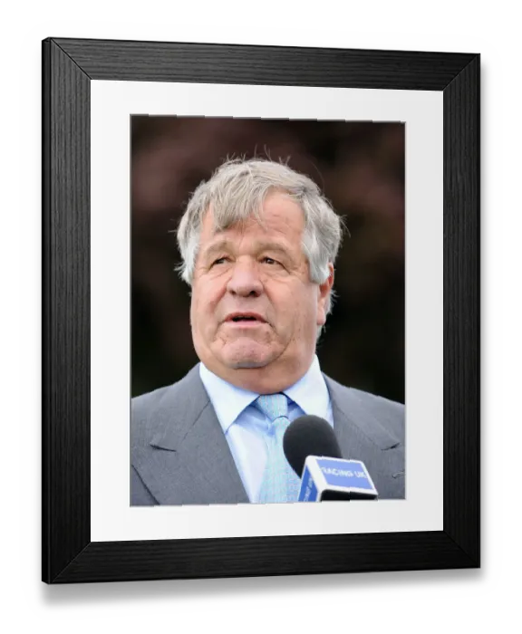 Framed Print : Sir Michael Stoute Framed Print : Sir Michael Stoute