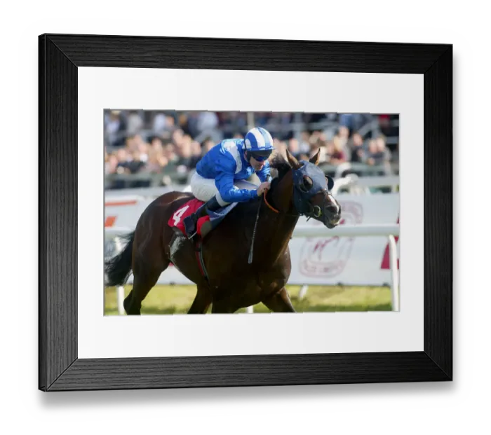Framed Print : Rawyaan Ridden By R.Hills St Leger Festival Doncaster Racecourse