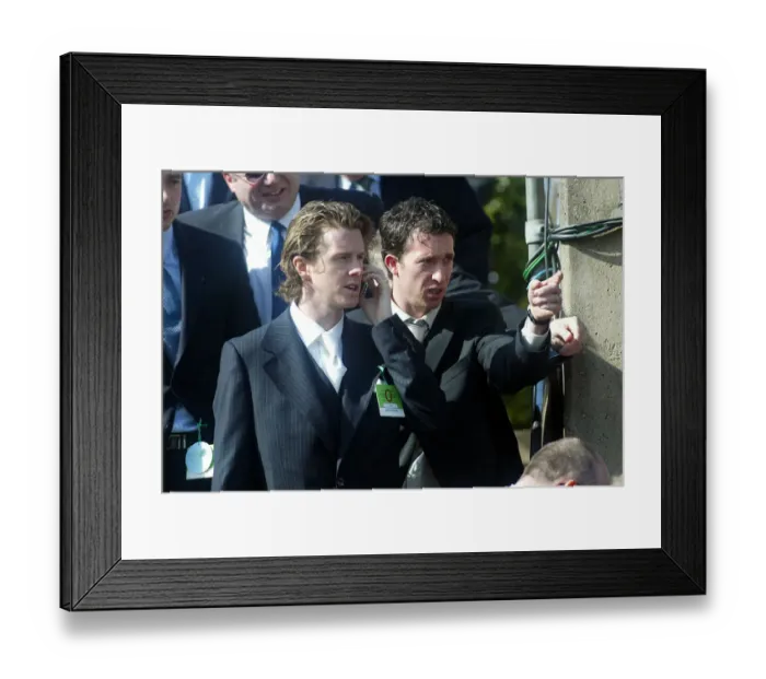 Framed Print : Steve Mcmanaman & Robbie Fowler Framed Print : Steve Mcmanaman & Robbie Fowler