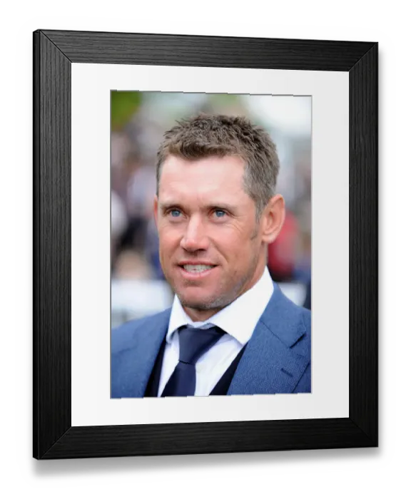 Framed Print : Lee Westwood Framed Print : Lee Westwood