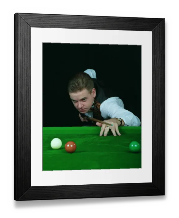 Framed Print : Joe Swail N. Ireland 24 November 1994 Date: 24 November 1994