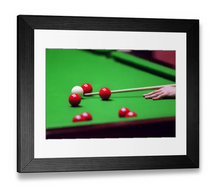 Framed Print : Snooker Balls Framed Print : Snooker Balls