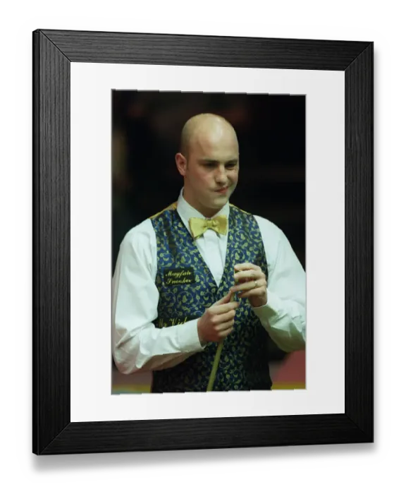 Framed Print : Mark King Embassy World Championships 22 April 1999 Date: 22 April 1999 Framed Print : Mark King Embassy World Championships 22 April 1999 Date: 22 April 1999