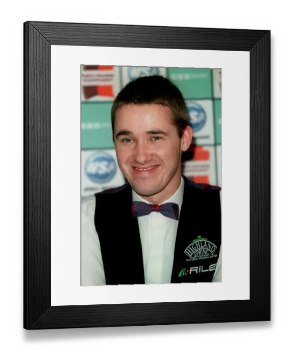 Framed Print : Stephen Hendry Framed Print : Stephen Hendry