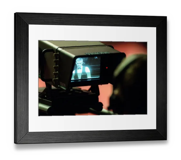 Framed Print : Gary Wilkinson On Tv Moniter Framed Print : Gary Wilkinson On Tv Moniter